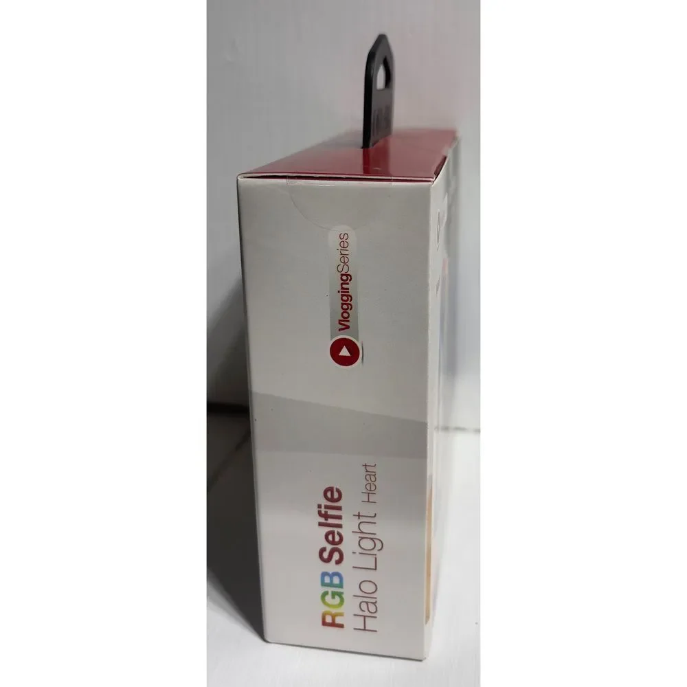 RGB SELFIE HALO HEART CLIP ON LIGHT by ON AIR,NEW IN SEALED BOX